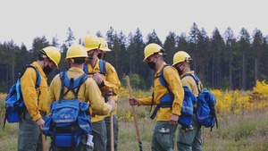 Washington National Guard members transition to prepare for the wildfire season
