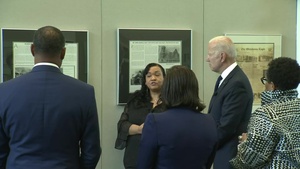 President Biden Tours Greenwood Cultural Center