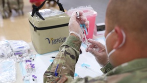 Soldier Vaccinates his Grandma