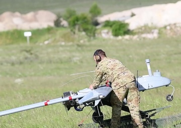 Dragoons Take to the Skies in Hungary! U.S. Army Soldiers Launch the Shadow Unmanned Aerial System (B-Roll)