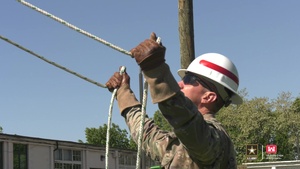 249th Electrical Pole Training