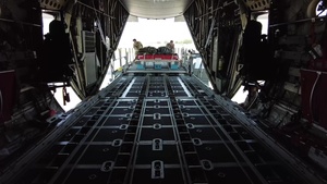 Airmen load C-130 at Savannah Air National Guard Base