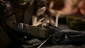 Army riggers prepare loads for airdrop at Savannah Air National Guard Base