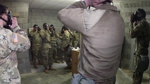 39th Strategic Signal Battalion CBRN defense training