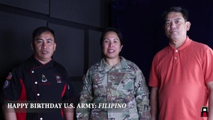 Happy 246th Birthday U.S. Army In Your Chosen Language, First Army