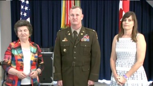 General Gustave F. Perna host promotion ceremony for Colonel (Promotable) Eric P. Shirley