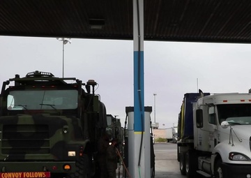 Marines Convoy Across the United States