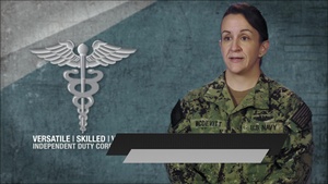 Versatile | Skilled | Vital -- Independent Duty Corpsman: HMCM Amanda McDevitt