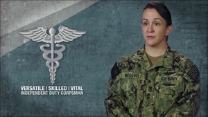 Versatile | Skilled | Vital -- Independent Duty Corpsman: HMCM Amanda McDevitt