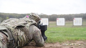 Michigan National Guard soldiers at the range