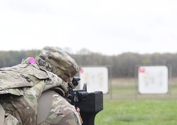 Michigan National Guard soldiers at the range