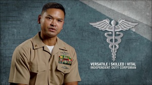 Versatile | Skilled | Vital -- Independent Duty Corpsman: HMCS Simakara “Sam” Sok