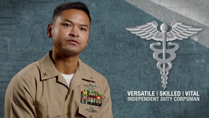 Versatile | Skilled | Vital -- Independent Duty Corpsman: HMCS Simakara “Sam” Sok