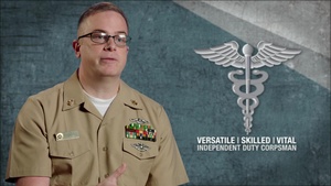 Versatile | Skilled | Vital -- Independent Duty Corpsman: HMCS Anthony Okrie
