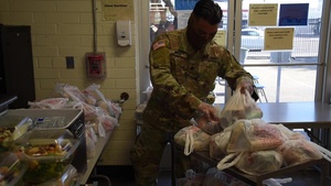 AZNG prepares and delivers food to the homeless