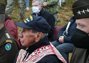 Charles Shay Indian Memorial Site Commemorative Ceremony during D DAY