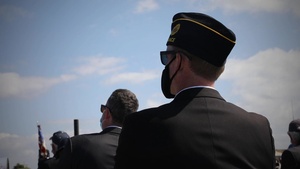 World War II Veteran Carver McGriff gives compelling speech about brotherhood during D-Day 77