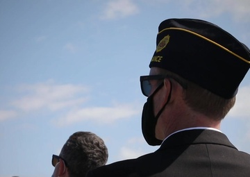 World War II Veteran Carver McGriff gives compelling speech about brotherhood during D-Day 77