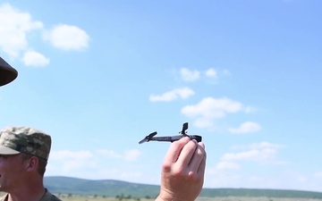 U.S. Army Soldiers use the Black Hornet Unmanned Aerial System
