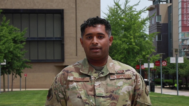 Airman Soorya Deepak gives a Father’s Day Shout-out