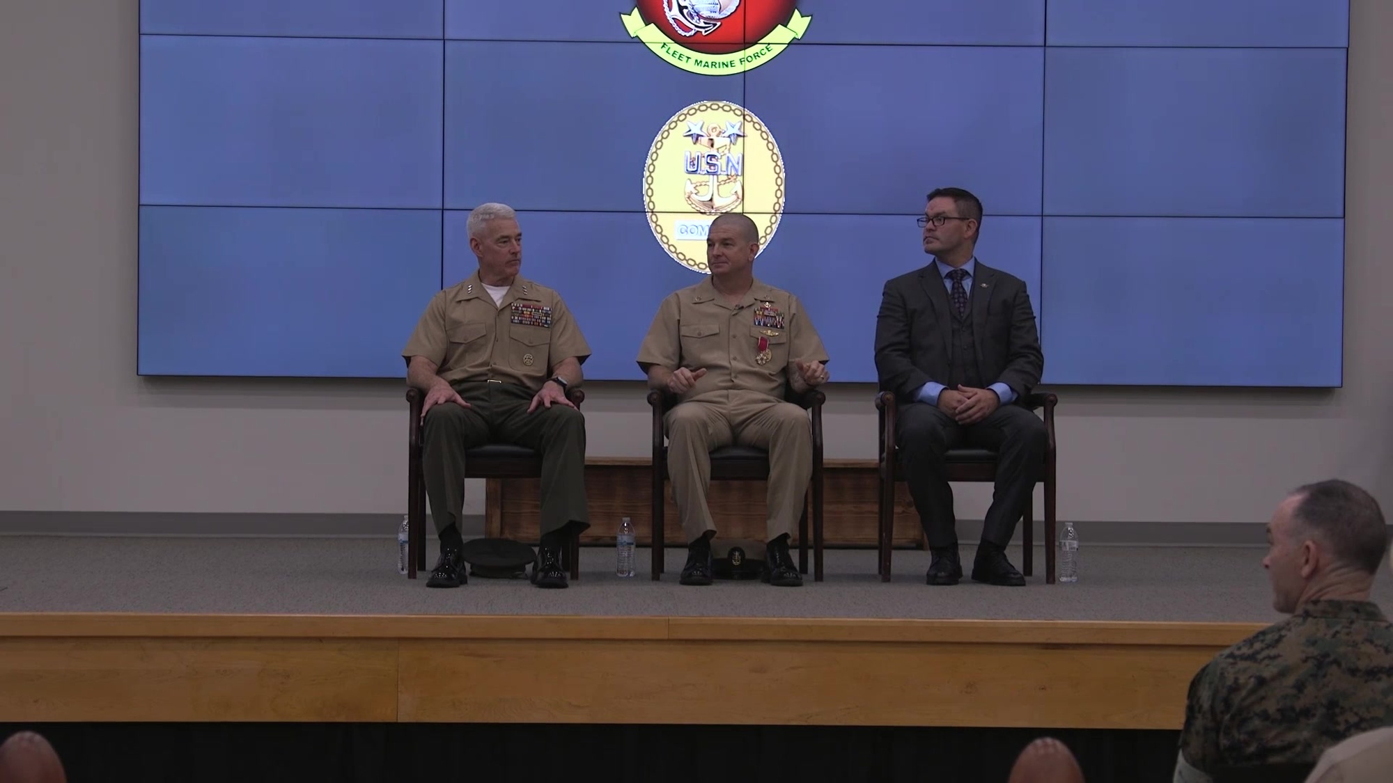 The former Command Master Chief of II Marine Expeditionary Force, Master Chief Jody Fletcher, retired after 29 years of faithful Service to the U.S. Navy. Fair winds and following seas Master Chief. (U.S. Marine Corps Video by Sgt Jonathon Wiederhold)