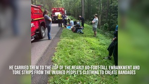 Citizen-Soldier Receives MSM for Saving Lives in Smoky Crash