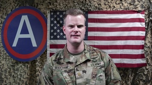 Maj. Clinton Beauchamp's Army Birthday Shoutout from Kuwait