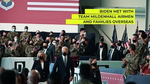 President Biden Visits RAF Mildenhall