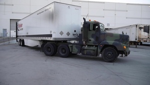 Arizona National Guard transports truckloads of food destined for food banks