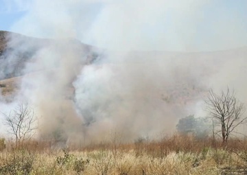 B-Roll: Pendleton, civilian firefighters train to fight wildland fires during annual Fire School