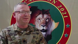 African Lion 2021- Daniel Albaugh interview