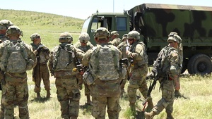 XCTC 21-05 Camp Guernsey, FTX Convoy Security Lanes, 995 Support Maintenance Company Company, 130th Field Artillery Brigade, B-Roll