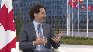 NATO Secretary General bilateral meeting with Canadian Prime Minister at NATO Summit