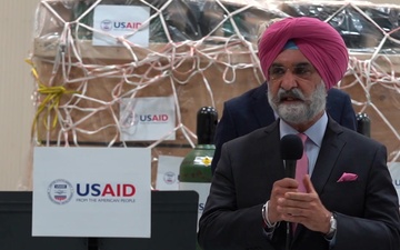 The United States government, through the USAID, donated medical supplies to assist the country of India in its ongoing fight against COVID-19.