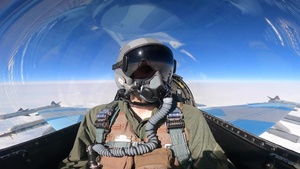 KTVF 11 flies with 18th Aggressor Squadron