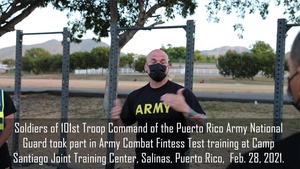Soldiers Train for the ACFT