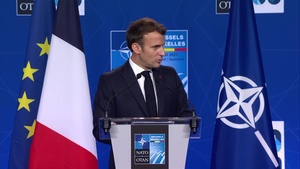 Press conference by French President following the NATO Summit