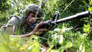 U.S. Army Reserve Soldiers of the 728th Quartermaster Company and 973rd Transportation Company Respond to Direct Fire