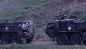 XCTC 21-05 Camp Guernsey, M142 High Mobility Artillery Rocket System, HIMARS, FTX Lane, 130th Field Artillery Brigade.