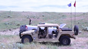 XCTC 21-05 Camp Guernsey, M142 High Mobility Artillery Rocket System, HIMARS, FTX Lane, 130th Field Artillery Brigade.