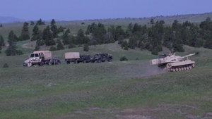 XCTC 21-05 Camp Guernsey, M109 Howitzer Lanes, 130th Field Artillery Brigade