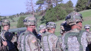 XCTC 21-05 Camp Guernsey, M109 Howitzer Lanes, 130th Field Artillery Brigade