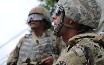 812th Quartermaster Company React To Fire B-Roll
