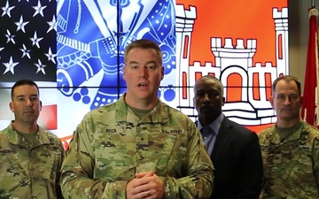 A USACE Birthday greeting from SWD Commander Brig. Gen. Beck