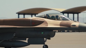 African Lion 21 - F-16 Arrival B-Roll