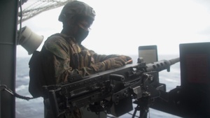 15th MEU Marines, Sailors fire M2HB machine gun aboard USS Makin Island