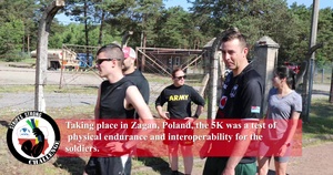 Army Birthday 5k Run in Zagan, Poland