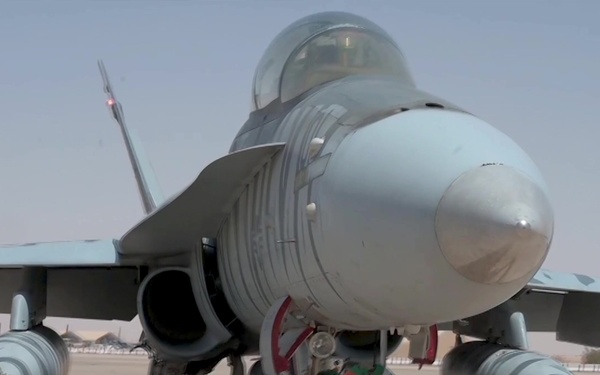 USCENTCOM Hosts USMC F/A-18s for Dynamic Force Employment
