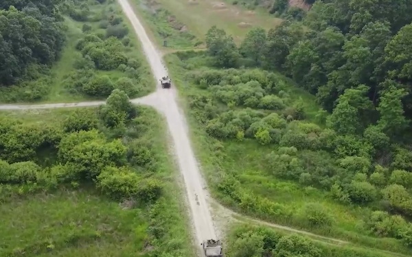 25th Transportation battalion convoy live fire: drone