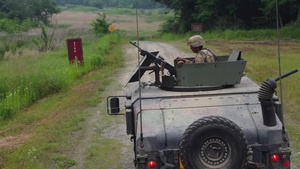 25th Transportation battalion convoy live fire: drone